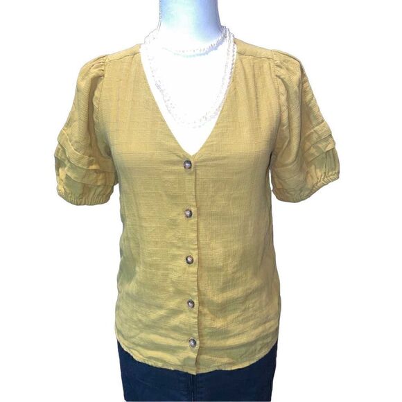 Madewell Pembroke Top in Mahan Plaid XXS - Picture 1 of 5